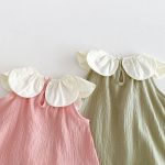 【73-120】ワンピース フリル襟 花柄 可愛い - 画像 (9)