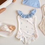 【80-130】水着 丸襟 可愛い 女の子 スイムウェア - 画像 (16)