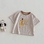【73-120】Tシャツ 可愛い ボーダー トレンド おしゃれ トップス - 画像 (6)
