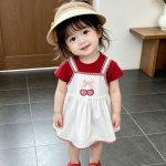 【73-120】ワンピース 可愛い チェリー柄 - 画像 (5)