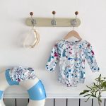 【66-100】水着 長袖 花柄 プリント おしゃれ - 画像 (6)