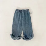 【73-130】デニムセットアップ ベビー 女の子 ハルターネック - 画像 (23)