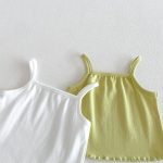 【73-110】セットアップ Tシャツ&キャミソール 柔らか 無地 シンプル 女の子 - 画像 (13)