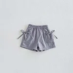 【73-100】ベビー 女の子 リボンフリル ショートパンツ - 画像 (8)