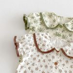 【66-100】二点セット シャツ&サロペット フラワー 可愛い - 画像 (11)