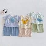 【73-110】Tシャツ 可愛い ボーダー トップス - 画像 (9)