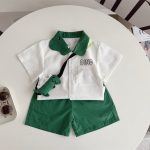【73-100】セットアップ ダイナソー 可愛い トップス＆ボトムス - 画像 (10)
