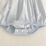 【66-130】ロンパースorワンピース フリル襟 ブルー 姉妹服 - 画像 (20)