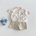【73-110】Ｔシャツ チェック 総柄 男の子 - 画像 (8)
