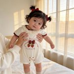 【66-90】ロンパース イチゴ 可愛い ベビー服 - 画像 (7)