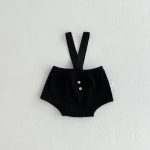 【66-90】サロペットorTシャツ カジュアル シンプル 赤ちゃん服 - 画像 (4)