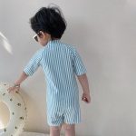 【80-130】水着 帽子付き 長袖 日焼け止め スイムウェア - 画像 (14)