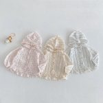 【73-110】カーディガン 小花柄 可愛い フード付き - 画像 (11)