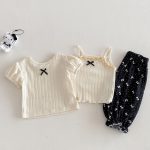 【73-110】キャミソールorTシャツorボトムス 蝶結び 女の子 おしゃれ - 画像 (11)