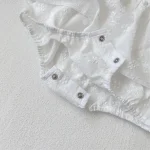 【66-90】ロンパース ベビー 女の子 韓国風 キャミ 小花柄 - 画像 (11)