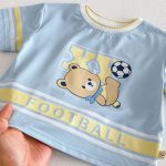 【73-120】セットアップ サッカーロゴ カジュアル 子供服 - 画像 (13)