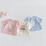 【80-150】Tシャツ 可愛い ドット 女の子 トップス - 画像 (13)