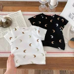 【73-100】半袖 Tシャツ ベビー 韓国風 月柄 - 画像 (6)