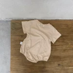 【66-90】ロンパース ベビー 半袖 ウサギ柄 着心地抜群 - 画像 (8)