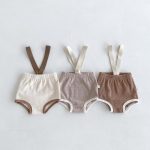 【66-90】サロペット カラーバリ 可愛い ベビー服