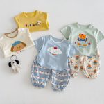【73-110】Tシャツ カートゥーン 可愛い 女の子 トップス - 画像 (18)
