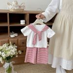 【73-110】セットアップ ショール付きTシャツ&パンツ - 画像 (8)