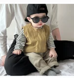 【66-100】ベスト or ボーダーシャツ ベビー 男の子 カジュアル - 画像 (12)