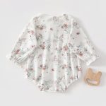 【66-90】ロンパース 柔らか 可愛い 肌に優しい 赤ちゃん 出産祝い ベビー服 - 画像 (4)