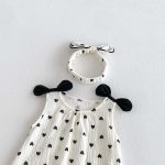 【66-90】ロンパース 可愛い ハート ベビー服 - 画像 (10)