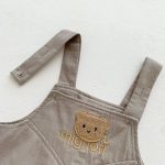 【66-90】セットアップ 熊さん 可愛い サロペット&Tシャツ - 画像 (21)