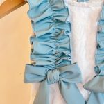 【90-140】水着 リボン フリル 可愛い 女の子 スイムウェア - 画像 (6)