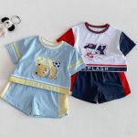 【73-120】セットアップ サッカーロゴ カジュアル 子供服 - 画像 (9)