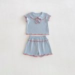 【66-110】セットアップ 柔らか 無地 肌に優しい ベビー服 - 画像 (6)