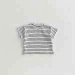【66-90】サロペットorTシャツ カジュアル シンプル 赤ちゃん服 - 画像 (6)