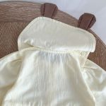 【66-90】ロンパース クマ柄 セーラー風 シンプル 着心地良い ベビー服 - 画像 (12)