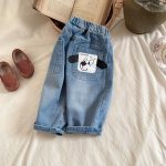 【80-120】デニムパンツ ポケット 履きやすい カジュアル ボトムス - 画像 (6)