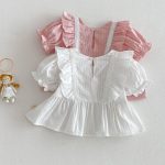 【73-120】ブラウス プリンセス シンプル 可愛い 女の子 - 画像 (4)
