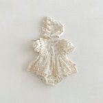 【66-90】ロンパース レース フラワー ベビー服 - 画像 (7)
