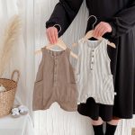 【66-90】オールインワン 夏新作 ストライプ 肌に優しい ベビー服 - 画像 (10)