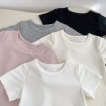 【90-160】Tシャツ 柔らか 半袖 トップス - 画像 (13)