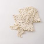 【GOODS】帽子 リボン付き 小花 ボンネット　 - 画像 (4)