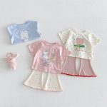 【80-150】Tシャツ 可愛い ドット 女の子 トップス - 画像 (8)