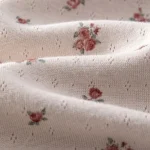 【66-90】ロンパース ベビー 女の子 花柄 肩フリル - 画像 (6)