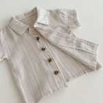 【80-120】セットアップ ストライプ グレー カジュアル 子供服 - 画像 (8)