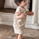 【73-110】セットアップ ノースリーブ 無地 シンプル 可愛い - 画像 (6)