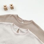 【66-90】ロンパース クマ柄 ポケット付き 半袖 ベビー服 - 画像 (16)