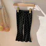 【90-140】フレアパンツ 女の子 パターンプリント - 画像 (7)