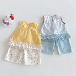 【73-120】セットアップ チェリー/スター柄 可愛い 女の子 - 画像 (11)
