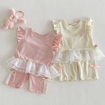【73-110】シャツorパンツ フリル メッシュ シンプル 可愛い 女の子 - 画像 (11)