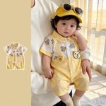 【66-100】ロンパース キュート クマ 可愛い ベビー服 - 画像 (4)